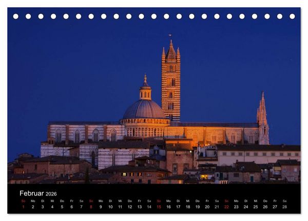 Produktbild: Toskana &ndash; Traumlandschaft in Italien (Tischkalender 2026 DIN A5 quer), CALVENDO Monatskalender