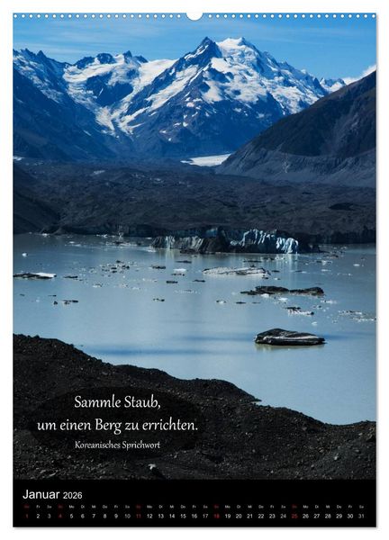 Produktbild: Neuseeland - Ein Land steht Kopf (Wandkalender 2026 DIN A2 hoch), CALVENDO Monatskalender