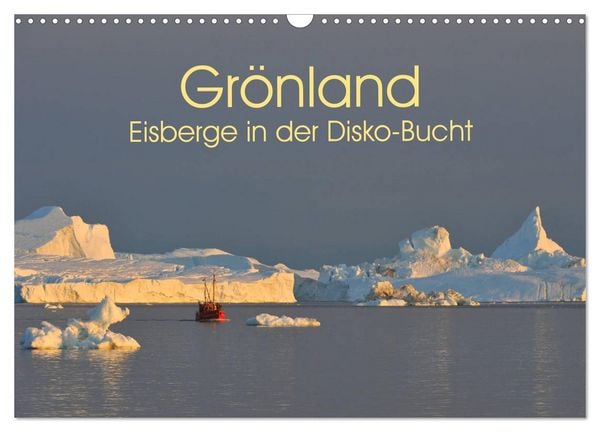 Produktbild: Gr&ouml;nland: Eisberge in der Disko Bucht (Wandkalender 2026 DIN A3 quer), CALVENDO Monatskalender