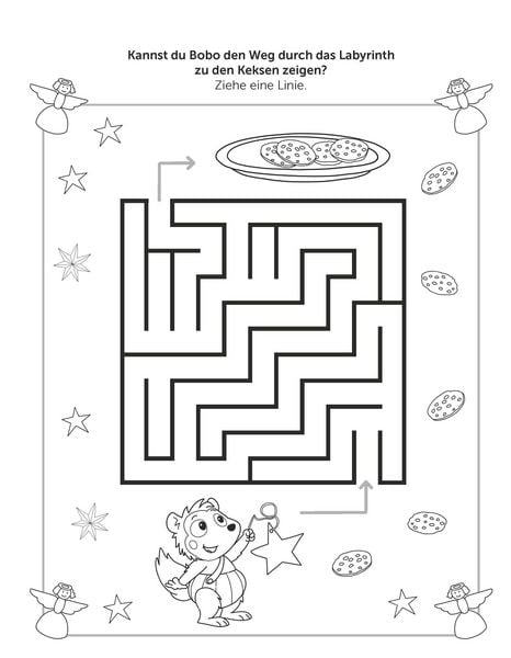 Produktbild: Bobo Siebenschl&auml;fer R&auml;tsel-Mal-Spa&szlig; Weihnachten. F&uuml;r Kinder ab 3 Jahren