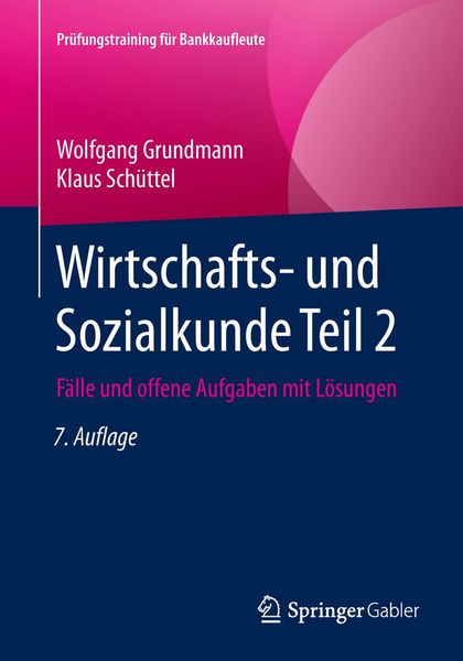 Produktbild: Wirtschafts- und Sozialkunde Teil 2