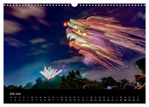Produktbild: M&uuml;nchen bei Nacht (Wandkalender 2026 DIN A3 quer), CALVENDO Monatskalender