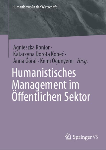 Produktbild: Humanistisches Management im &Ouml;ffentlichen Sektor