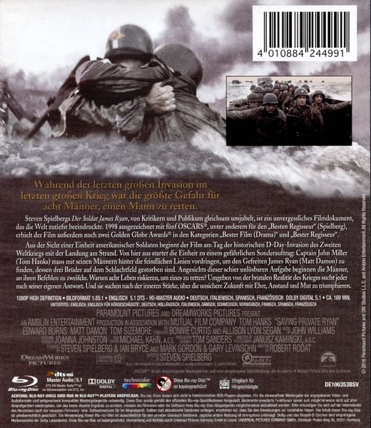Produktbild: Der Soldat James Ryan