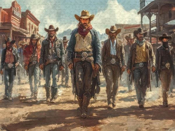 Produktbild: CALVENDO Puzzle Le Far West | 1000 Teile Lege-Gr&ouml;&szlig;e 64x48cm Foto-Puzzle f&uuml;r gl&uuml;ckliche Stunden
