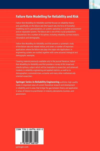 Produktbild: Failure Rate Modelling for Reliability and Risk