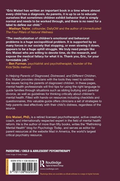 Produktbild: Helping Parents of Diagnosed, Distressed, and Different Children