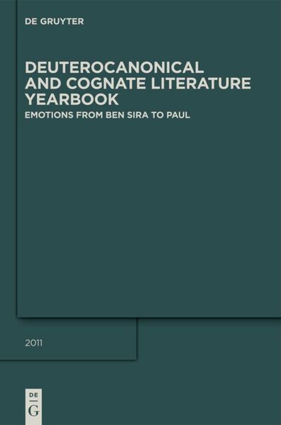 Produktbild: Emotions from Ben Sira to Paul