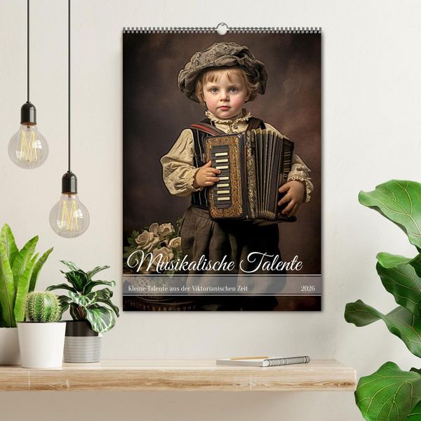 Produktbild: Musikalische Talente (Wandkalender 2026 DIN A2 hoch), CALVENDO Monatskalender