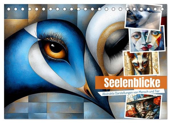 Seelenblicke (Tischkalender 2026 DIN A5 quer), CALVENDO Monatskalender