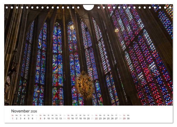Produktbild: Aachener Dom - Weltkulturdenkmal (Wandkalender 2026 DIN A4 quer), CALVENDO Monatskalender