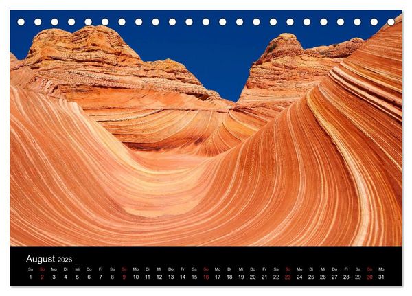 Produktbild: USA - Der Wilde Westen (Tischkalender 2026 DIN A5 quer), CALVENDO Monatskalender