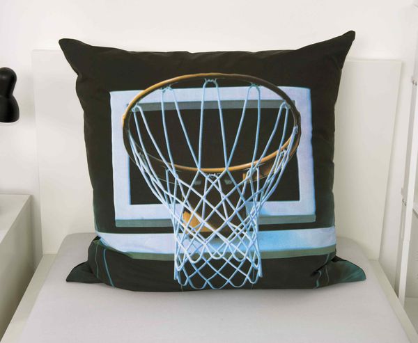 Produktbild: Young Collection 4459233050 - Basketball Bettw&auml;sche, 80x80 cm + 135x200 cm, 100% Baumwolle