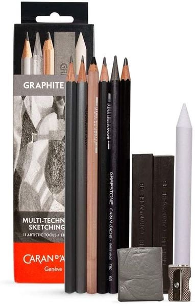 Produktbild: Caran d'Ache Bleistifte GRAPHITE LINE Skizziertechnik 11er Set