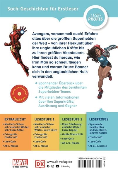 Produktbild: SUPERLESER! MARVEL Avengers Die Welt der Superhelden