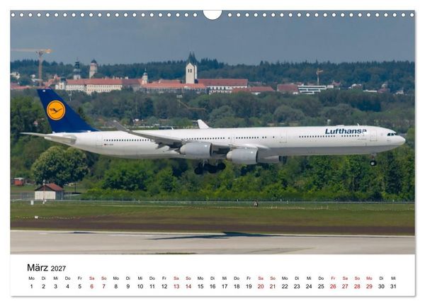 Produktbild: Airbus A340 Der fliegende Bleistift (Wandkalender 2027 DIN A3 quer), CALVENDO Monatskalender