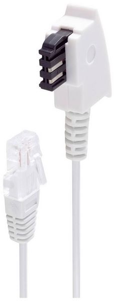 Produktbild: Shiverpeaks DSL Anschlusskabel [1x TAE-F-Stecker - 1x RJ45-Stecker 8p2c] 10m Wei&szlig;