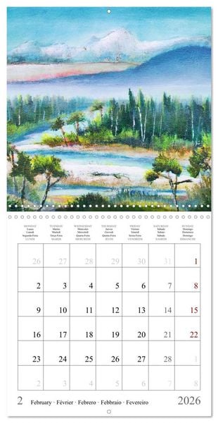 Produktbild: Upper Bavaria Art - Painted pictures from the south of Germany (Wall Calendar 2026 12 &times; 12 Inch) CALVENDO 12 Month Wall Calendar