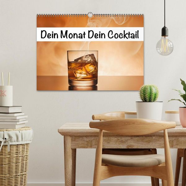 Produktbild: Dein Monat dein Cocktail (Wandkalender 2026 DIN A3 quer), CALVENDO Monatskalender