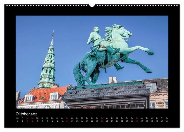 Produktbild: Kopenhagen (Wandkalender 2026 DIN A2 quer), CALVENDO Monatskalender