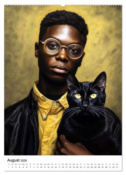 Produktbild: Meow and Forever (Wall Calendar 2026 DIN A2 portrait), CALVENDO 12 Month Wall Calendar