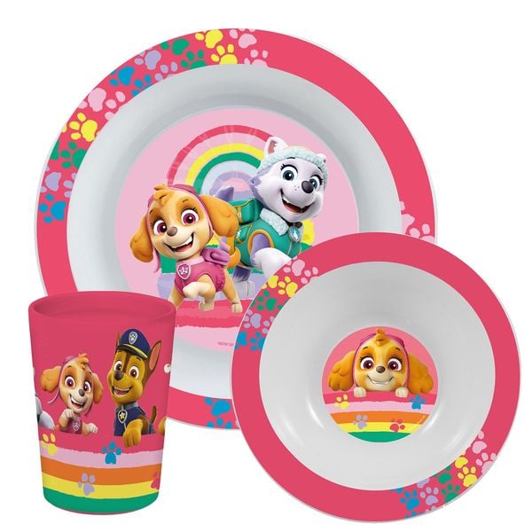 Produktbild: Paw Patrol Girl 3tlg. Fr&uuml;hst&uuml;cksset