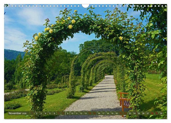 Produktbild: Rosengarten auf dem Beutig (Wandkalender 2026 DIN A3 quer), CALVENDO Monatskalender