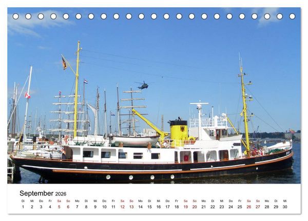 Produktbild: Impressionen von der Kieler F&ouml;rde (Tischkalender 2026 DIN A5 quer), CALVENDO Monatskalender