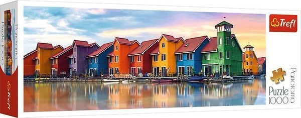 Puzzle 1000 Panorama Groningen,Niederlande