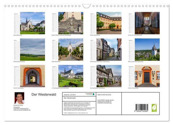 Produktbild: Der Westerwald (Wandkalender 2026 DIN A3 quer), CALVENDO Monatskalender
