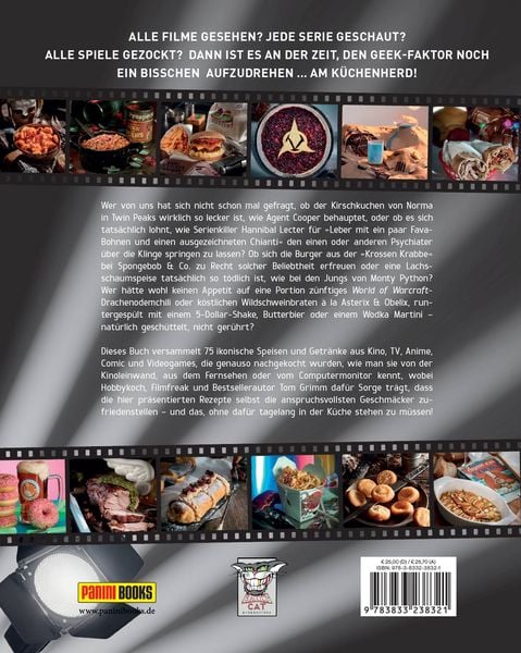 Produktbild: HOLLYFOOD: 75 Rezepte für Filmfans, Serienjunkies, Geeks und Nerds