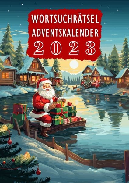 Wortsuchrätsel Adventskalender 2023 | Weihnachtsgeschenk | Weihnachtskalender