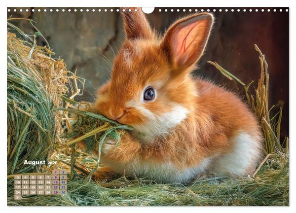 Produktbild: Kaninchenportraits &ndash; Szenen voller Charme (Wandkalender 2026 DIN A3 quer), CALVENDO Monatskalender