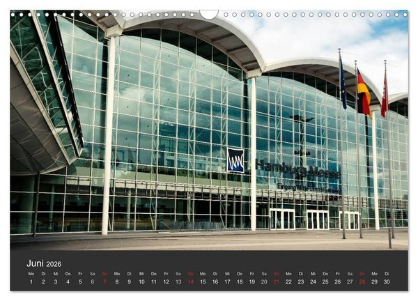 Produktbild: Hamburger Stadtansichten (Wandkalender 2026 DIN A3 quer), CALVENDO Monatskalender