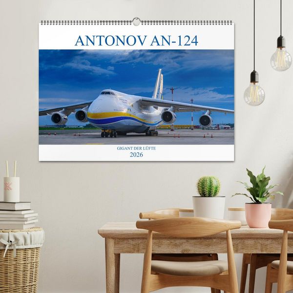 Produktbild: ANTONOV 124 (Wandkalender 2026 DIN A2 quer), CALVENDO Monatskalender