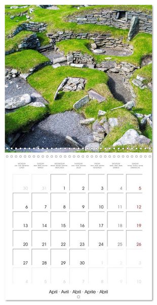 Produktbild: Prehistoric Sites of Northern Scotland (Wall Calendar 2026 12 &times; 12 Inch) CALVENDO 12 Month Wall Calendar