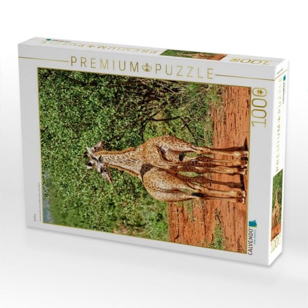 Produktbild: CALVENDO Puzzle Giraffen | 1000 Teile Lege-Gr&ouml;&szlig;e 64x48cm Foto-Puzzle f&uuml;r gl&uuml;ckliche Stunden