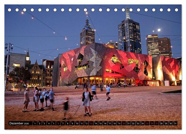 Produktbild: Melbourne (Tischkalender 2026 DIN A5 quer), CALVENDO Monatskalender