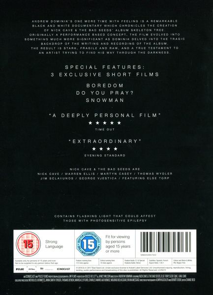 Produktbild: Nick Cave & The Bad Seeds - One More Time With Feeling [2 DVDs]