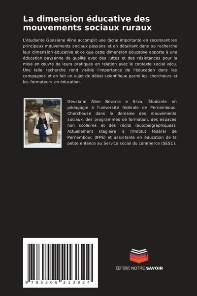 Produktbild: La dimension &eacute;ducative des mouvements sociaux ruraux
