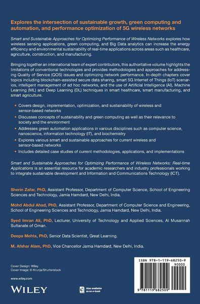 Produktbild: Smart and Sustainable Approaches for Optimizing Performance of Wireless Networks