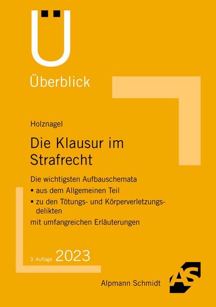 Produktbild: Die Klausur im Strafrecht