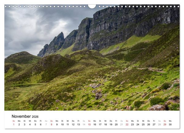 Produktbild: Wildes Schottland 2026 (Wandkalender 2026 DIN A3 quer), CALVENDO Monatskalender