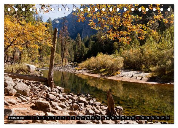 Produktbild: Yosemite - USA (Tischkalender 2026 DIN A5 quer), CALVENDO Monatskalender