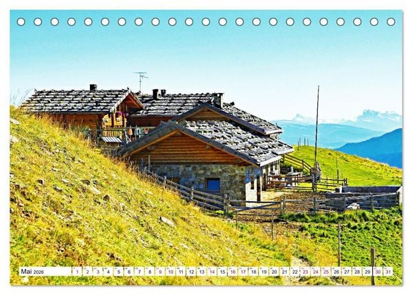 Produktbild: Almen im S&uuml;dtiroler Ultental (Tischkalender 2026 DIN A5 quer), CALVENDO Monatskalender