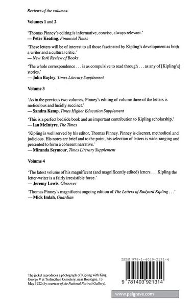 Produktbild: The Letters of Rudyard Kipling