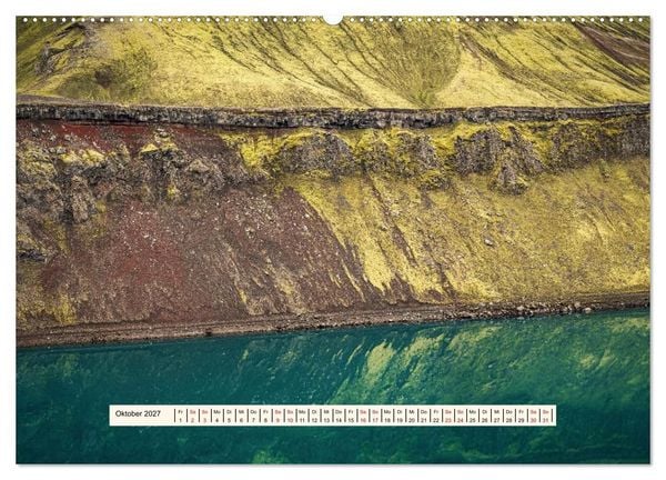 Produktbild: Island. Ein Jahr am Rand der Welt (Wandkalender 2027 DIN A2 quer), CALVENDO Monatskalender
