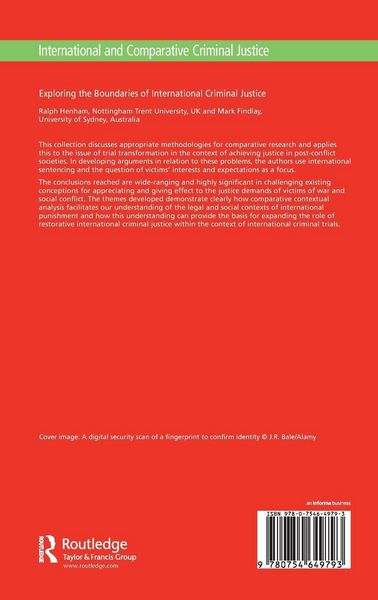 Produktbild: Exploring the Boundaries of International Criminal Justice
