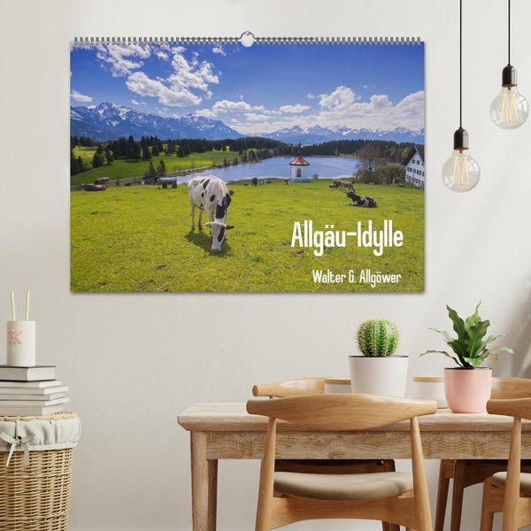 Produktbild: Allg&auml;u-Idylle (Wandkalender 2026 DIN A2 quer), CALVENDO Monatskalender