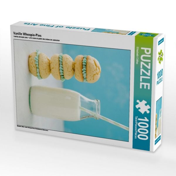 Produktbild: CALVENDO Puzzle Vanille Whoopie-Pies | 1000 Teile Lege-Gr&ouml;&szlig;e 64x48cm Foto-Puzzle f&uuml;r gl&uuml;ckliche Stunden